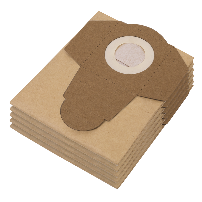 SEALEY PCU03 Dust Collection Bag for PC200 Series - Pack of 5