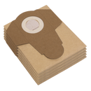 SEALEY PCU04 Dust Collection Bag for PC300 Series - Pack of 5