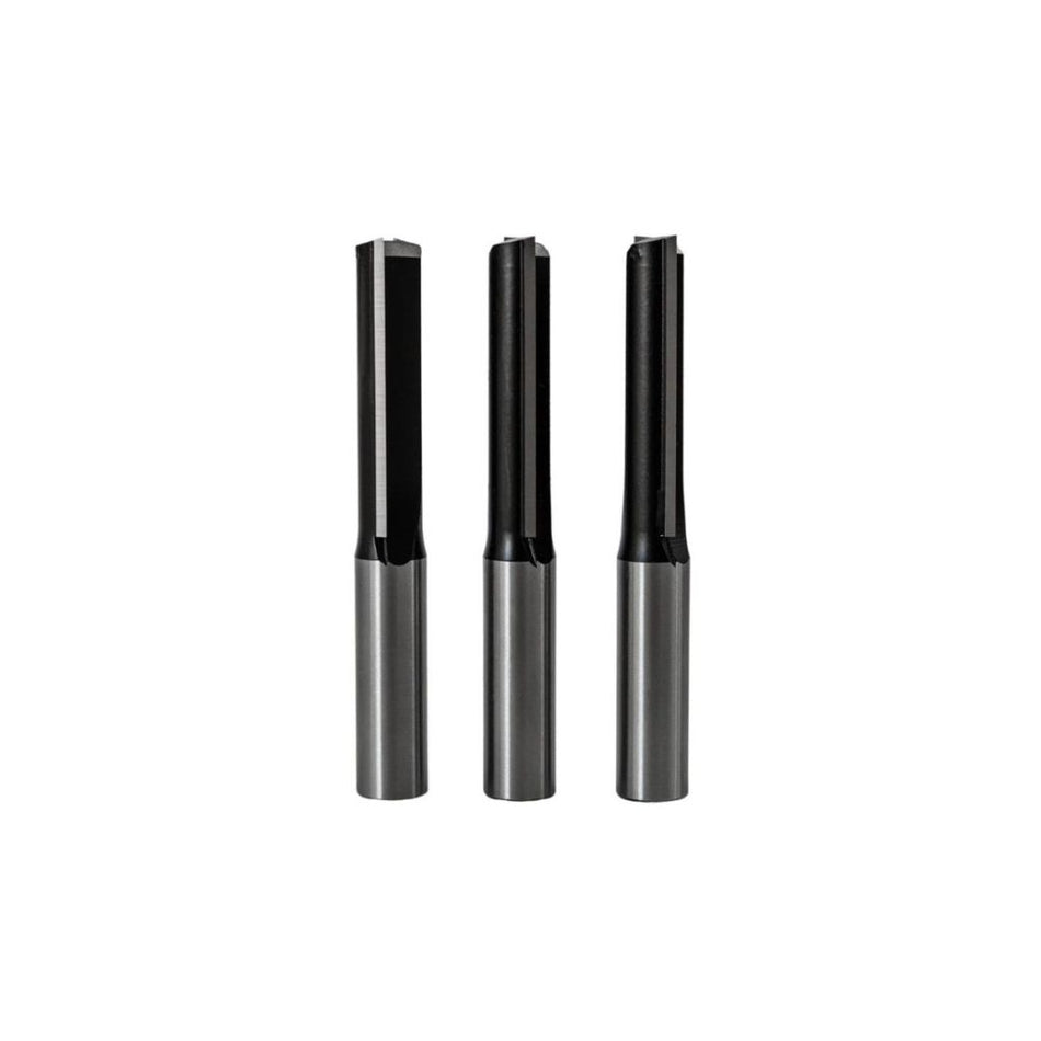 DART PDAR396  1/2" 12.7 x 51mm Straight Cutter Z=2+1 Plunge Cut Pk3