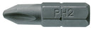 Teng Tools PH2500310 Bit 1/4" Hex Drive 25mm Length PH3 10 Pieces