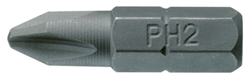 Teng Tools PH2500310 Bit 1/4" Hex Drive 25mm Length PH3 10 Pieces