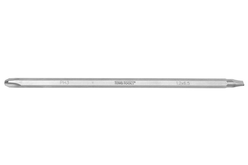 Teng Tools PHF0365 Double Ended Screwdriver Blade Flat 6.5mm x PH3