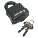 Sealey PL302W Steel Body Weatherproof Padlock 54mm