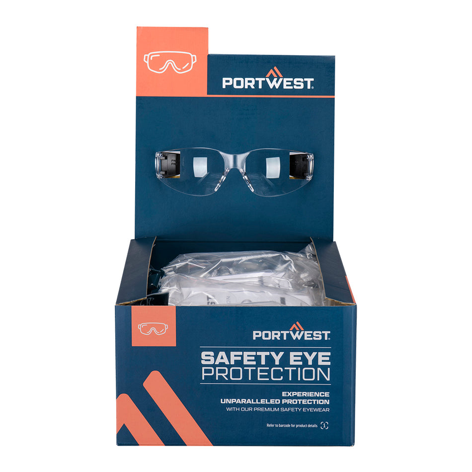 Portwest Retail-Ready PW32 Glasses Pk12