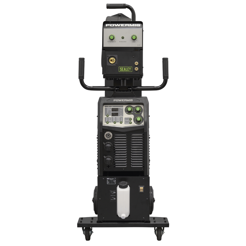 SEALEY POWERMIG500Wi 500A Professional Gas/Gasless MIG/TIG/MMA Inverter Welder with Portable Wire Feeder & Water Cooler 400V 3ph