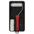 SEALEY PR4 4" Paint Roller Set with Tray