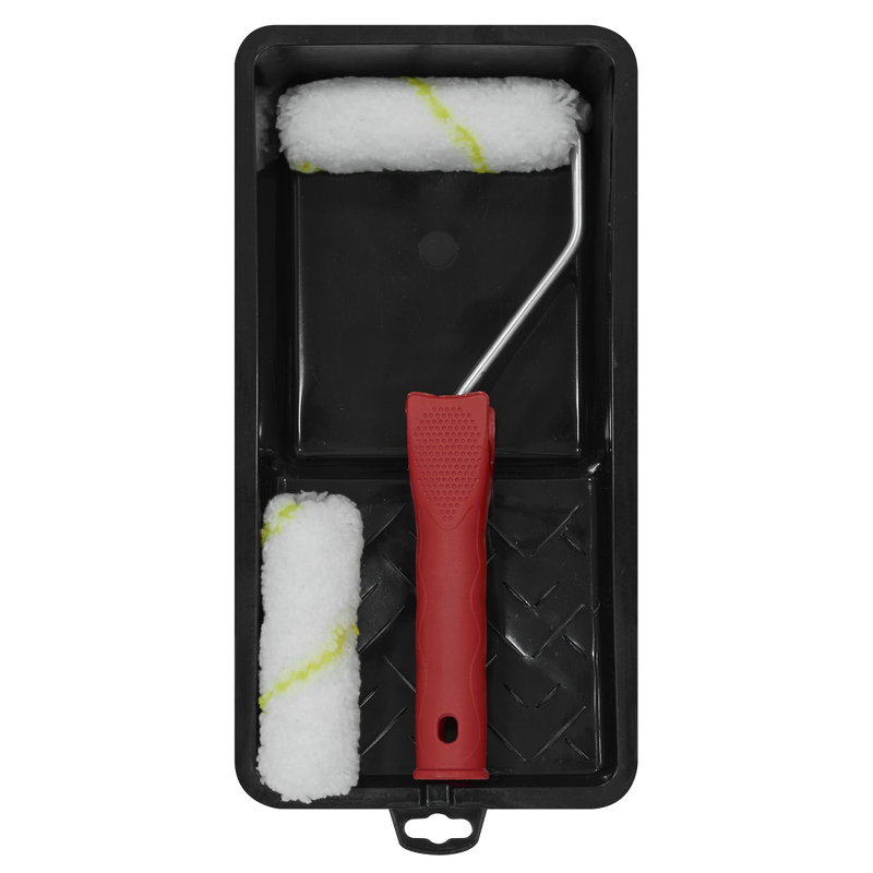 SEALEY PR4 4" Paint Roller Set with Tray