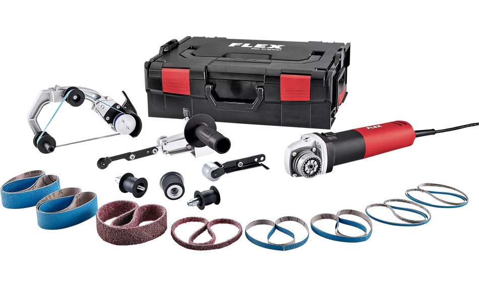 Flex 453463 Bre 8-4 Inox Set 230/Cee Pipe Belt Sander And Belt File Trinoxflex Set