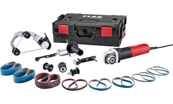 Flex 453463 Bre 8-4 Inox Set 230/Cee Pipe Belt Sander And Belt File Trinoxflex Set