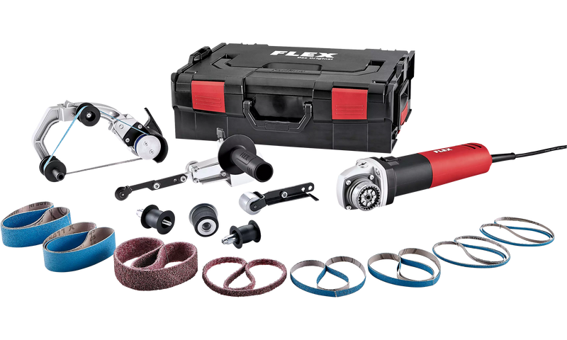 Flex 453463 Bre 8-4 Inox Set 230/Cee Pipe Belt Sander And Belt File Trinoxflex Set