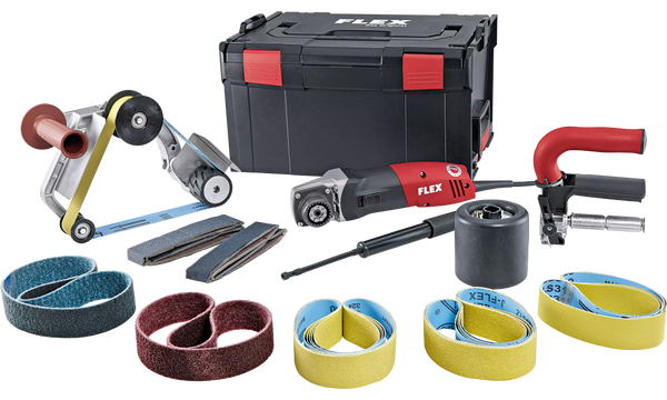 Flex 451002 Bse 14-3 Inox Set 110/Bs-4H Burnishing Machine And Pipe Belt Sander Trinoxflex Set