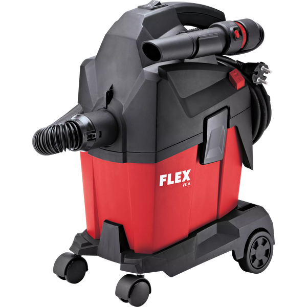 Flex 508594 Vc 6 L Mc 230/Bs Compact Vacuum Cleaner With Manual Filter Cleaning, 6 L, Class L