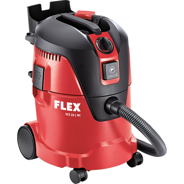 Flex 405426 Vce 26 L Mc 230/Cee Safety Vacuum Cleaner With Manual Filter Cleaning System, 25 L, Class L