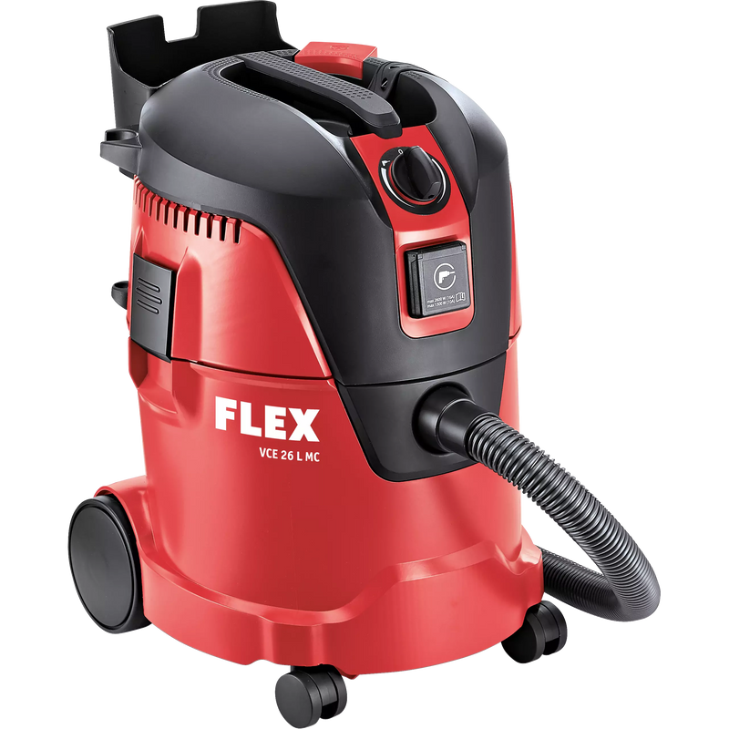 Flex 405426 Vce 26 L Mc 230/Cee Safety Vacuum Cleaner With Manual Filter Cleaning System, 25 L, Class L
