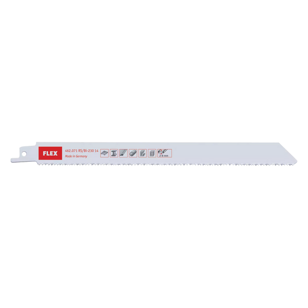 Flex 462071 Rs/Bi-230 14 Ve5 Reciprocating Saw Blades For Metal And Sheet Material