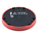 Flex 487953 Bp-M/R D125 Xce/Xfe Special Hook-And-Loop Pad, Cushioned