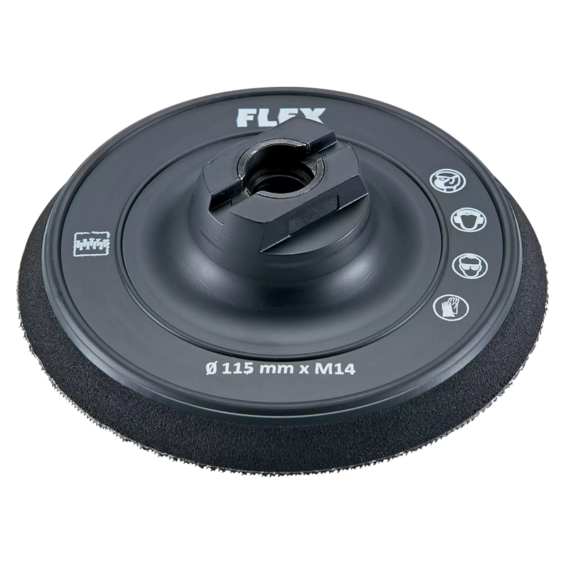 Flex 503754 Bp-M Re D115 M14 Hook-And-Loop Backing Pad ¯ 115, Bowl