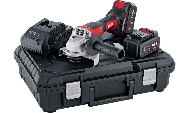 Flex 530496 L 125 18.0-Ec Ld / 5.0 Set Cordless 18.0 V Light Duty Angle Grinder, 125 Mm