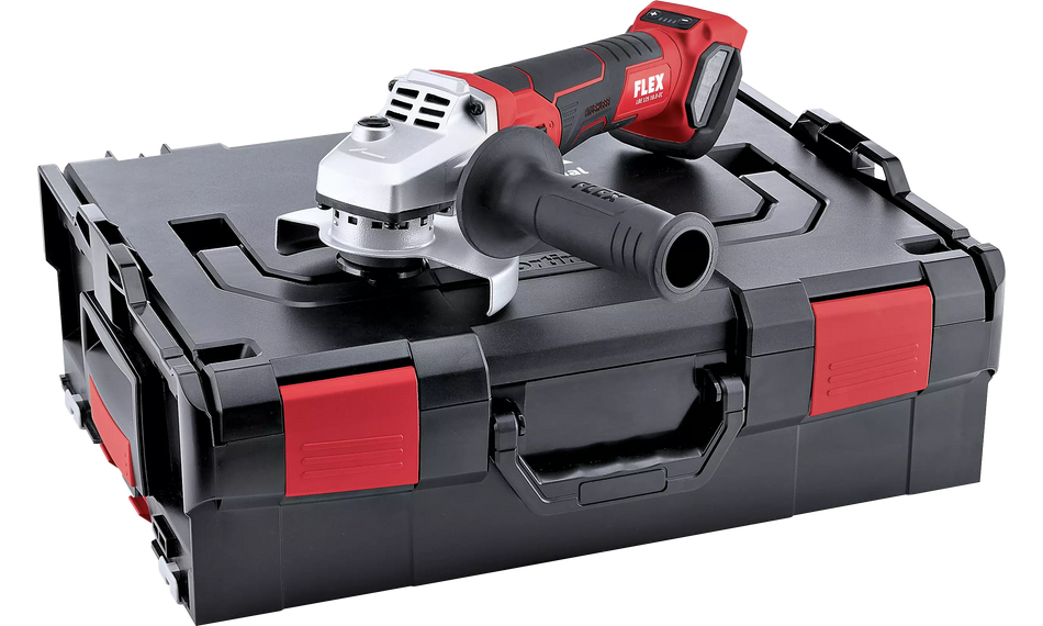 Flex 499293 Lbe 125 18.0-Ec Cordless Angle Grinder With Variable Speed And Brake 18.0 V, 125 Mm