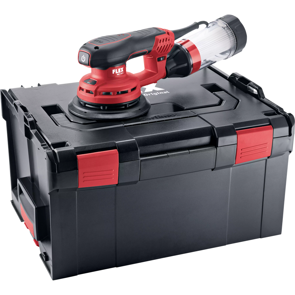 Flex 486817 Ore 5-150 Ec Set 230/Cee Powerful Random-Orbit Sander With Speed Control, 150 Mm