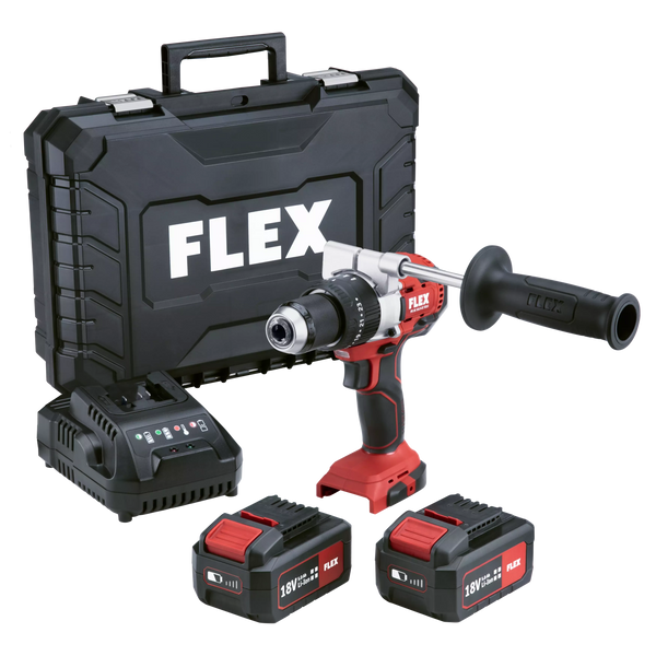 Flex 517860 Pd 2G 18.0-Ec Fs55Bc/5.0Bs 2-Speed Cordless Percussion Drill 18,0 V