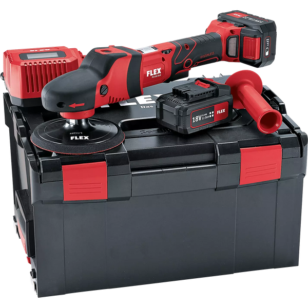 Flex 465100 Pe 150 18.0-Ec/5.0 Set Uk Cordless Rotary Polisher 18.0 V