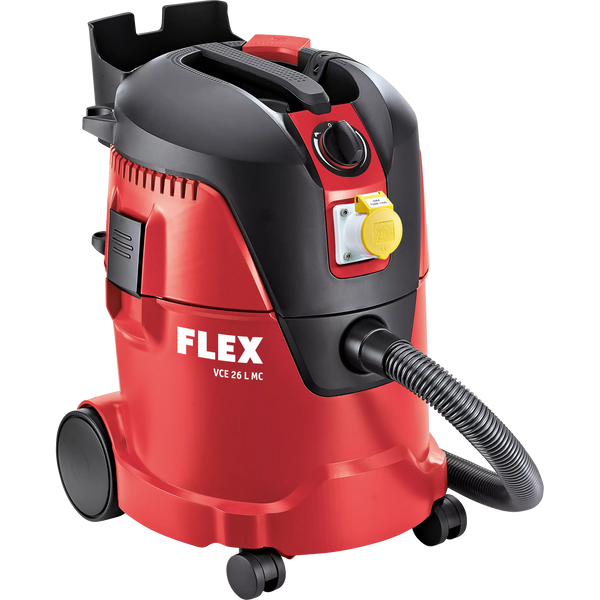 Flex 413631 Vce 26 L Mc 110/Bs-4H Safety Vacuum Cleaner With Manual Filter Cleaning System, 25 L, Class L