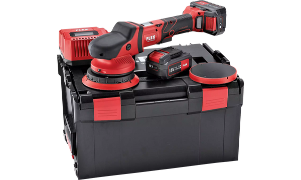 Flex 465046 Xfe 15 150 18.0-Ec/5.0 Set Uk Cordless Roto Random Orbit Polisher 18,0 V