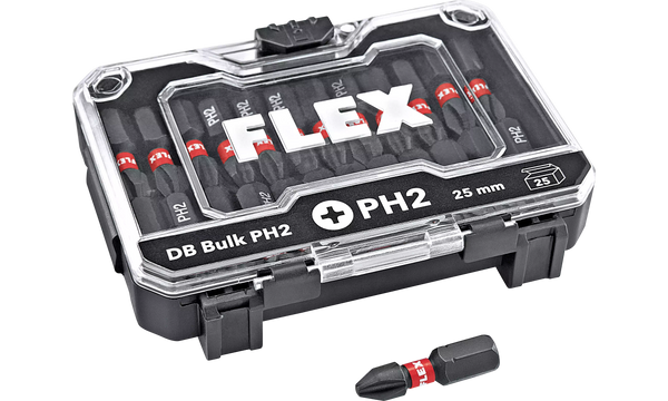 Flex 530489 Db Bulk Ph2-25Mm Ve25 Bit Set