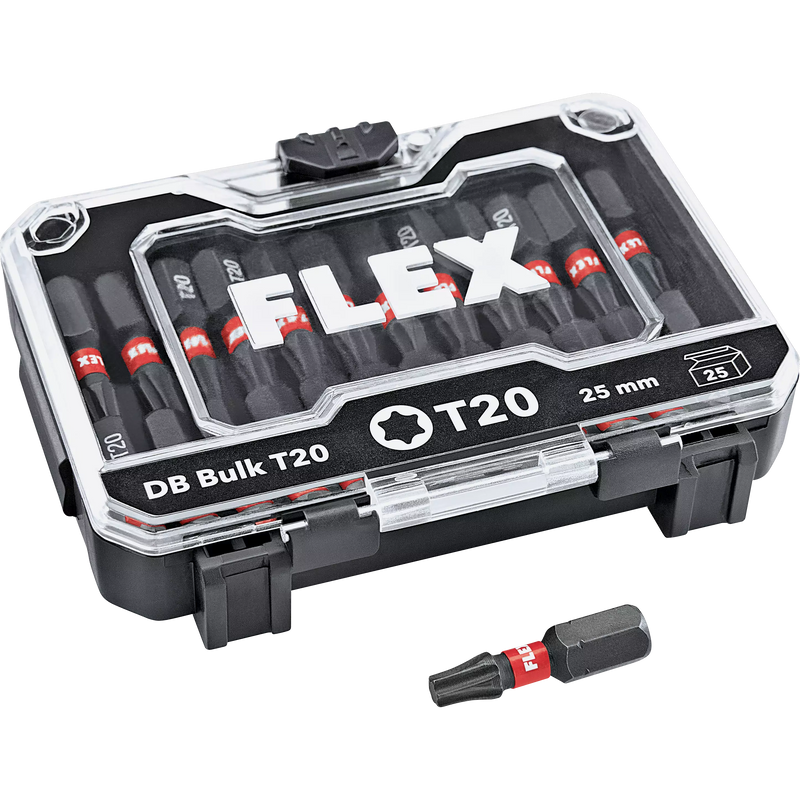 Flex 530490 Db Bulk T20-25Mm Ve25 Bit Set