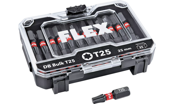 Flex 530491 Db Bulk T25-25Mm Ve25 Bit Set