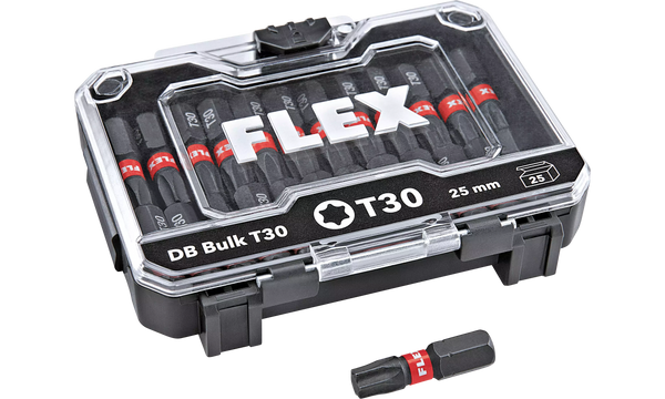 Flex 530492 Db Bulk T30-25Mm Ve25 Bit Set