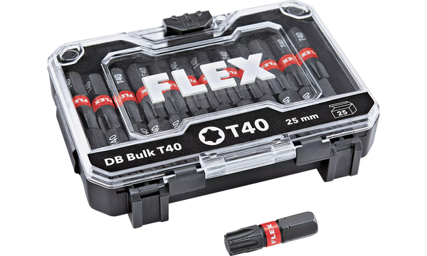 Flex 530493 Db Bulk T40-25Mm Ve25 Bit Set