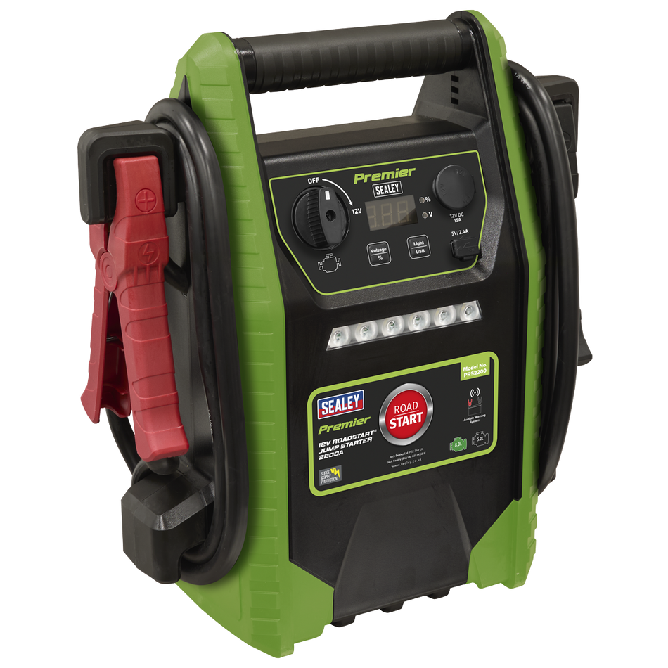 SEALEY PRS2200 Premier 12V RoadStart¨ Jump Starter 2200 Peak Amps