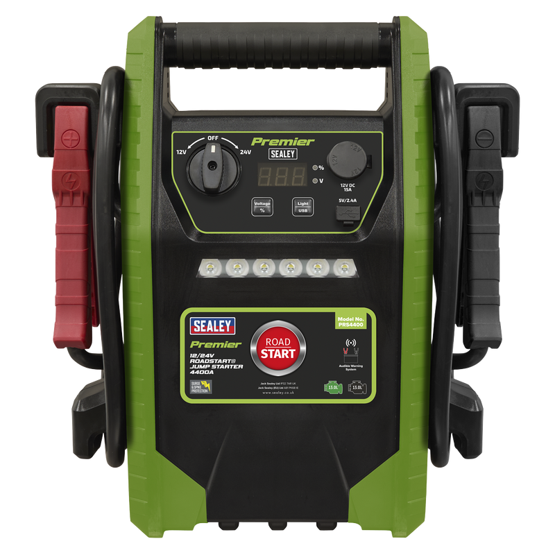 SEALEY PRS4400 Premier 12/24V RoadStart¨ Jump Starter 4400A Peak Amps