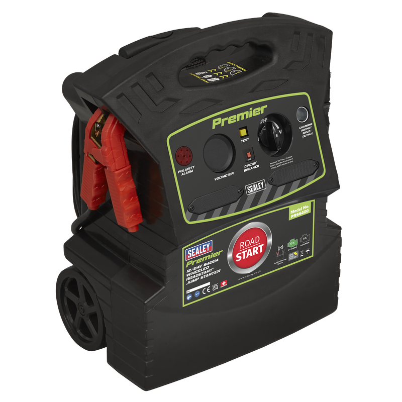 Sealey PRS6400 12/24V Premier RoadStartÂ¨ Jump Starter 6400A