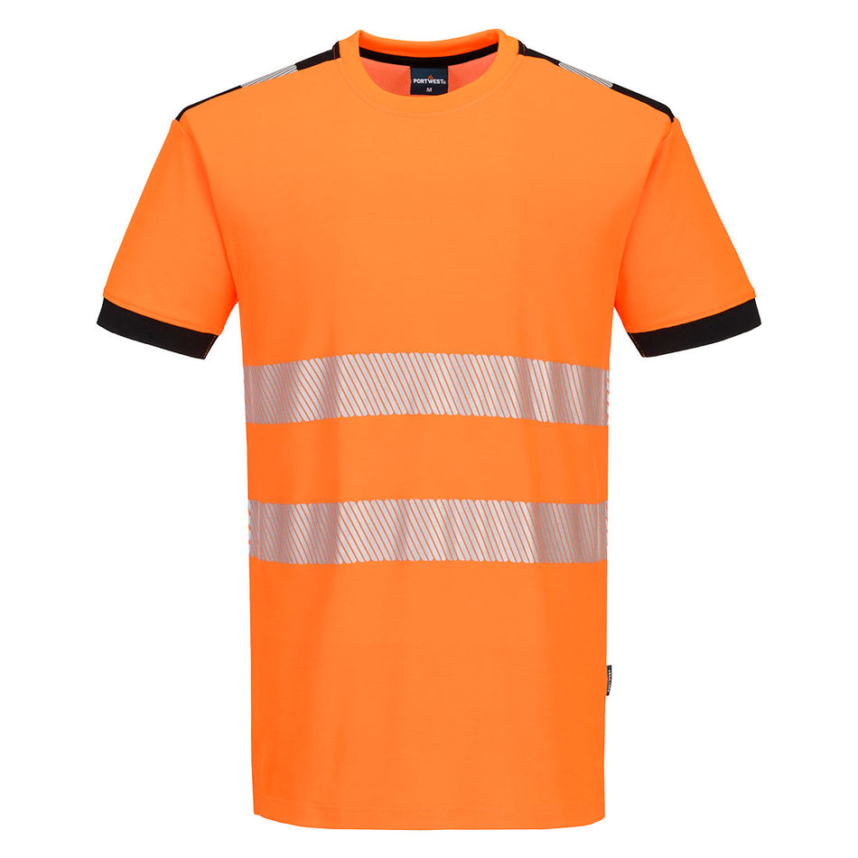 Portwest PW3 Hi-Vis Cotton Comfort T-Shirt S/S