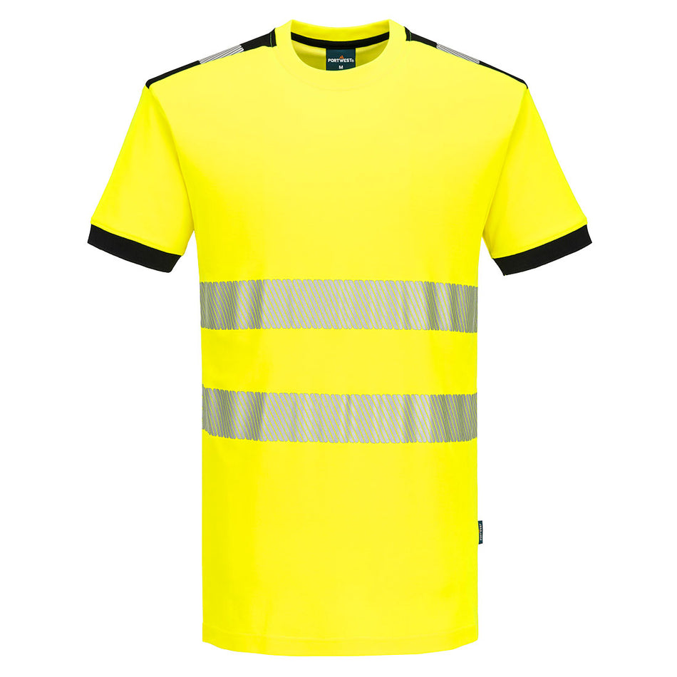 Portwest PW3 Hi-Vis Cotton Comfort T-Shirt S/S