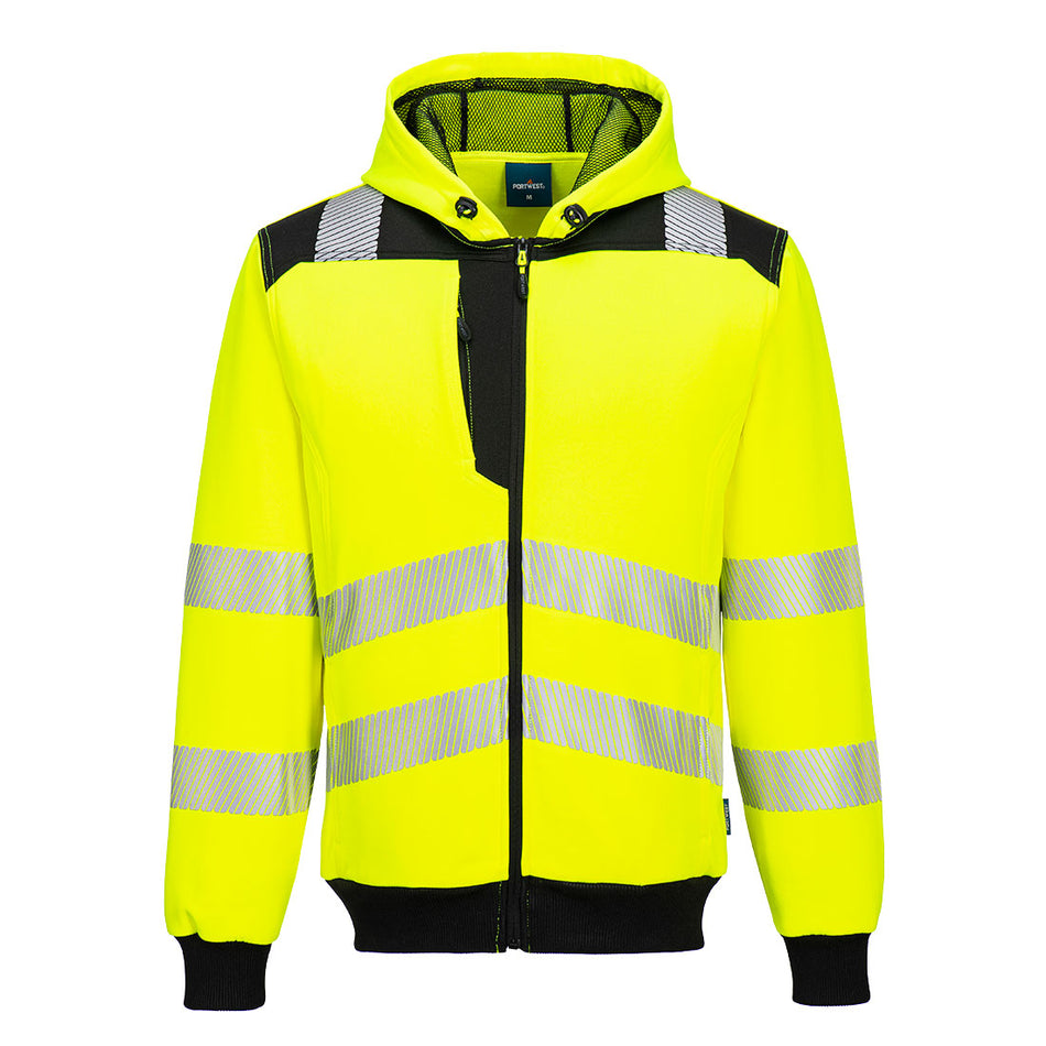 Portwest PW3 Hi-Vis Zip Hoodie