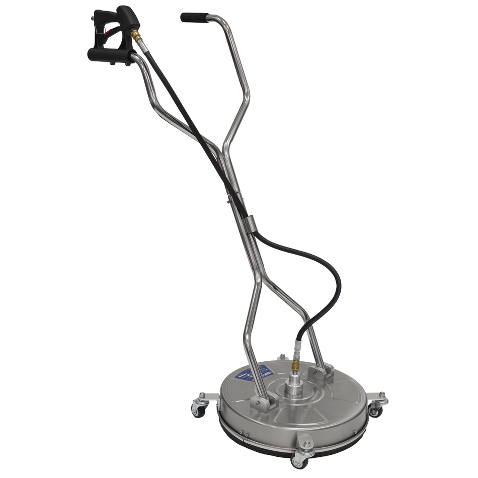 Sealey PWAK18 18" Surface Cleaner with Dual Handle & Rotating Spray Bar - Stainless Steel