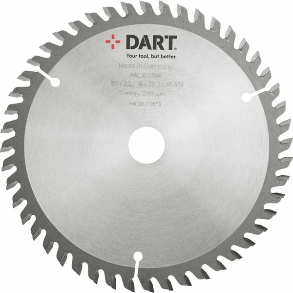 DART PWC1652048  Platinum ATB +8 Saw Blade 165Dmm x 20B x 48Z
