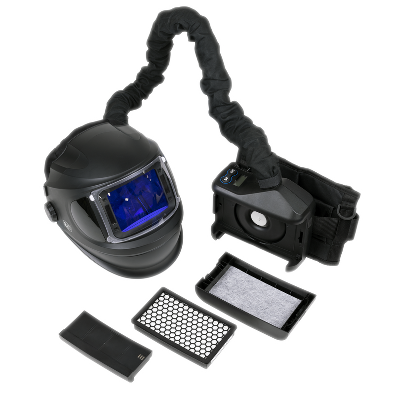 Sealey PWH618 Auto Darkening Welding Helmet with TH3 Powered Air Purifying Respirator (PAPR)