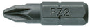 Teng Tools PZ2500210 Bit 1/4" Hex Drive 25mm Length PZ2 10 Pieces