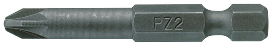 Teng Tools PZ5000203 Bit 1/4" Hex Drive 50mm Length PZ2 3 Pieces