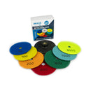 Mexco MEXPOLKIT 8PC DIAMOND POLISHING PAD DRY 50,100,200,400,800,1500,3000G