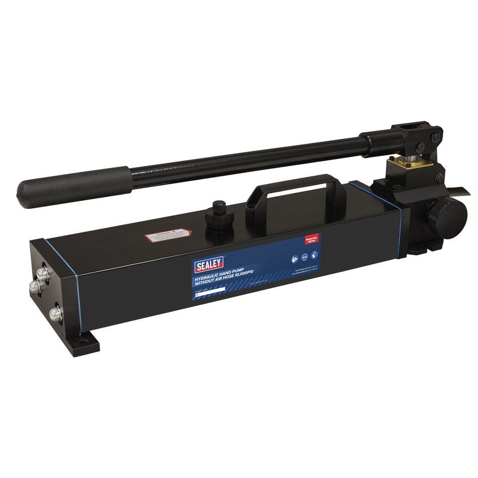 Sealey RE110 Hydraulic Hand Pump 10,000psi