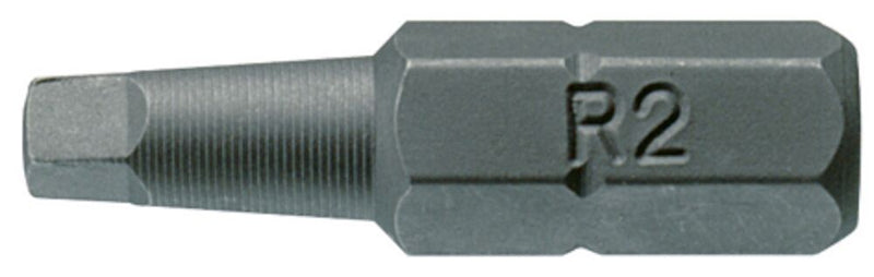 Teng Tools ROB2500203 Bit 1/4" Hex Drive 25mm Length Square ROB2 3 Pieces