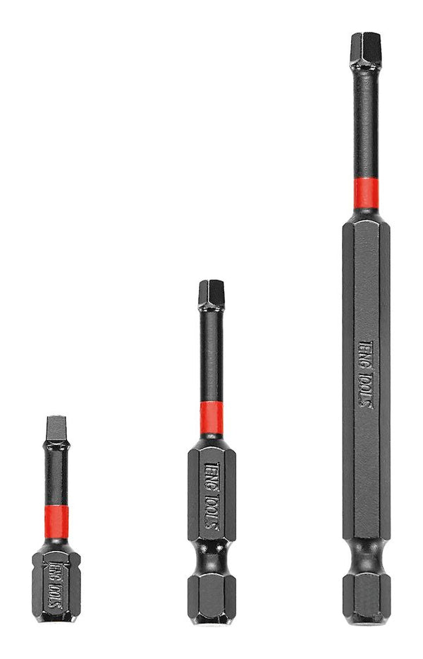 Teng Tools ROBP5000301 Impact Bit Square ROB3 50mm Length 1/4" Hex Drive 1 Piece