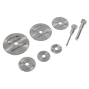 Sealey RSBS08 Rotary Drill Saw Blade Set 8pc