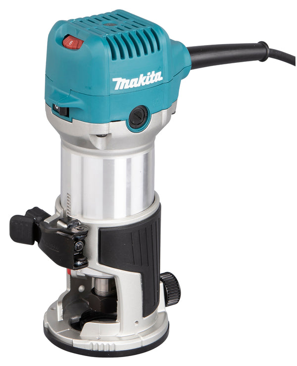 Makita RT0702CX4/2 Versatile trimmer and 195563-0 Plunge base set